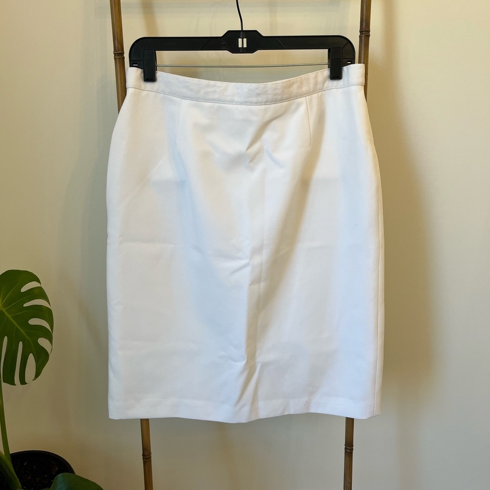Liz Baker Petite White Skirt